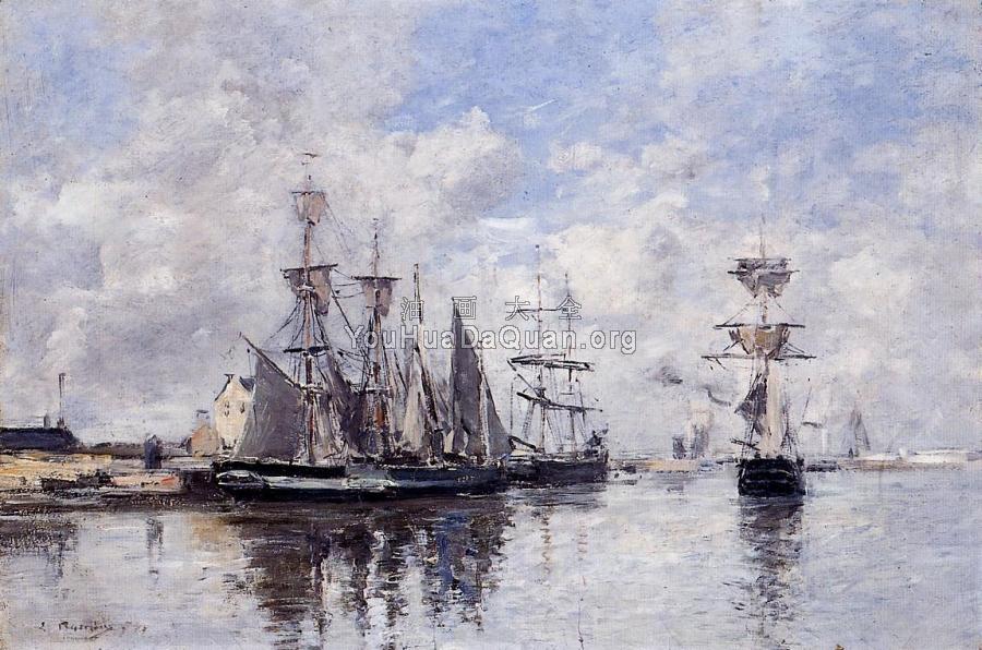 The Port of Deauville - 尤金·布丹